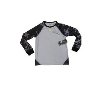 NWT AND1 Boys Free Throw Long Sleeve Performance Top XL 14/16